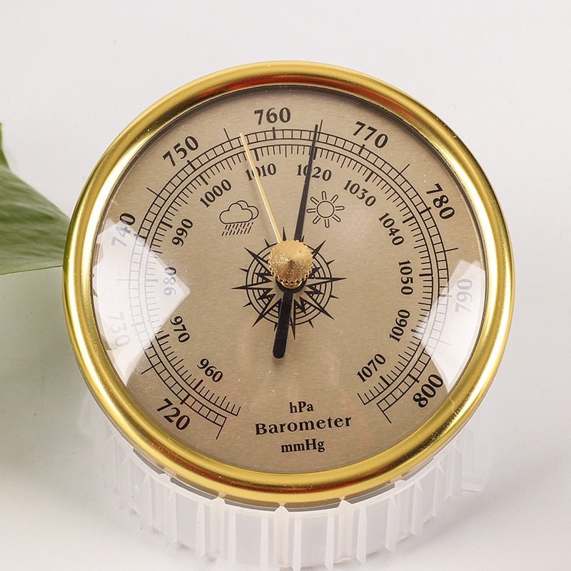 Fishing Barometer, Alloy Aluminum Thermometer Hygrometer